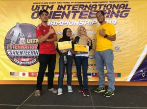 Kelab Alumni FKA Menaja 5 Pelajar FKA Menyertai 'UiTM International Orienteering Championship 2019'